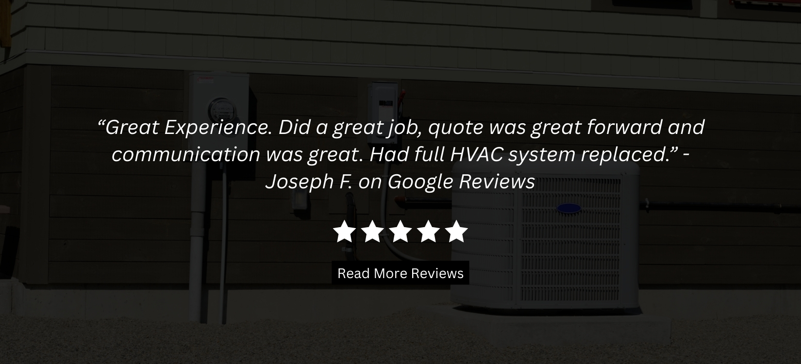 Read 5 Star Reviews on Hein HVAC in Maryland